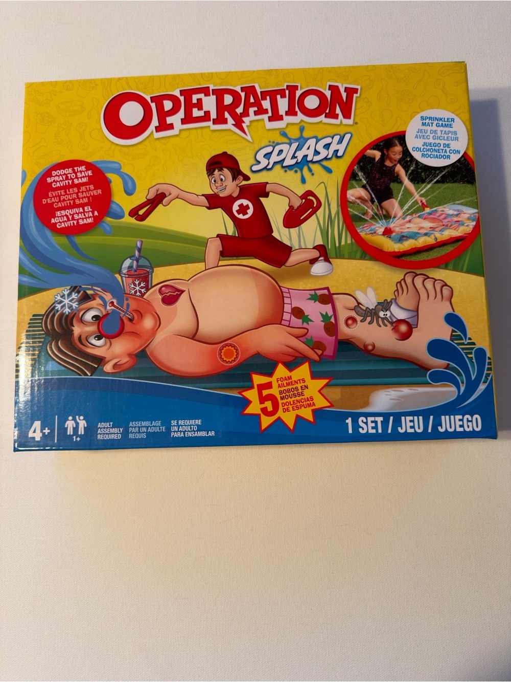 NIB Splash Kids Game Yellow Box 4+
